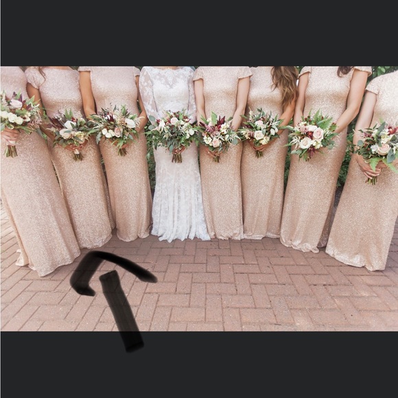 Sorella vita sequins bridesmaid dress - Picture 3 of 10